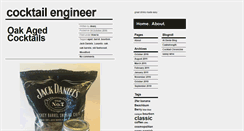 Desktop Screenshot of cocktailengineer.com